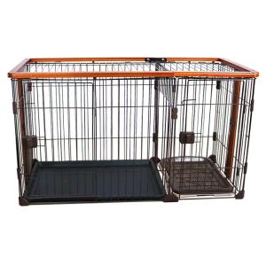 N&S 犬 ゲージ ペットサークル ケージ サークル 屋根面付き