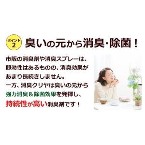 消臭 除菌 スプレー 無香料「消臭クリヤ 30...の詳細画像3