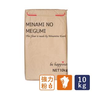 強力粉 南のめぐみ 九州産 国産パン用小麦粉 業務用 10kg 国産小麦粉 熊本産｜ママパン