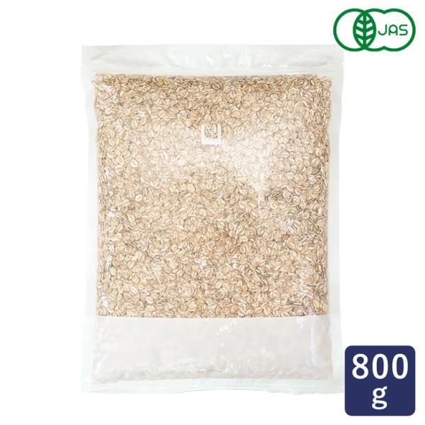 ママパン 有機ライフレーク ラージ 800g ライ麦 有機JAS オーガニックライ麦 押し麦 ライ麦...