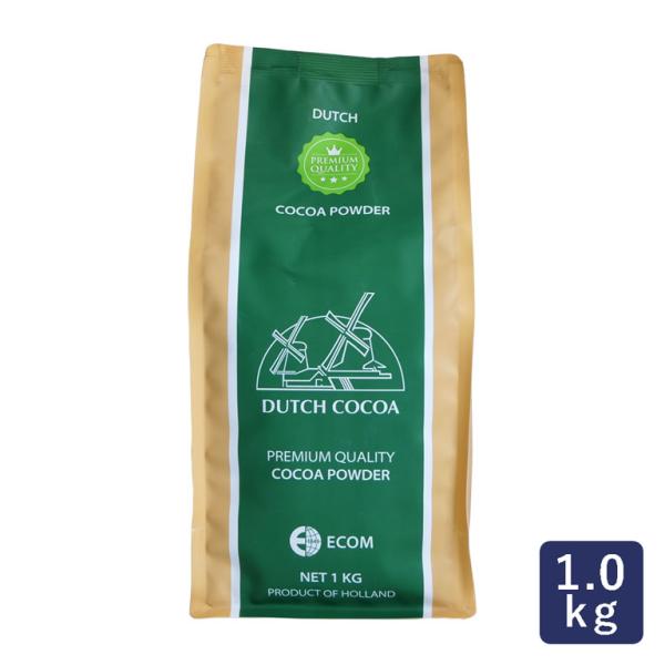 DUTCH COCOA ダッチココアパウダー 1kg ミッドレッドタイプ 無糖 純ココア ピュアココ...