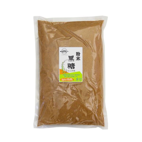 砂糖 粉末黒糖(加工黒糖) 黒糖本舗 800g　黒砂糖