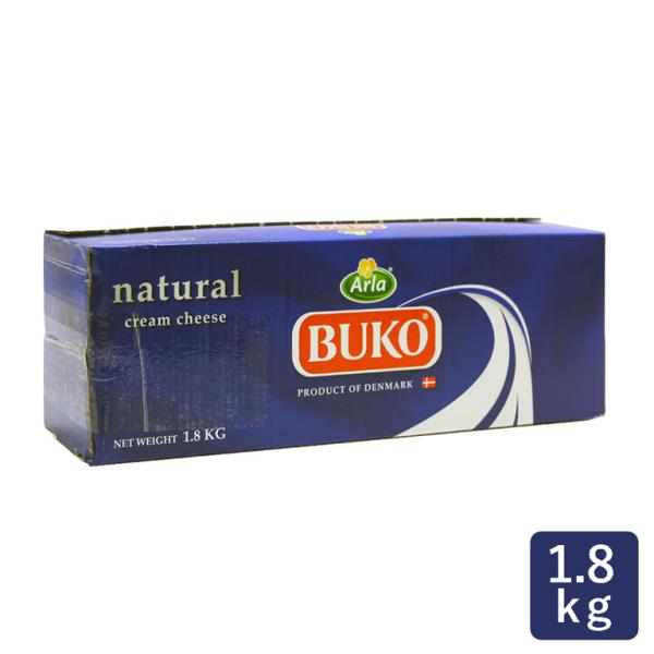BUKO（ ブコ） クリームチーズ 1.8kg チーズ デンマーク産 ナチュラルチーズ チーズケーキ