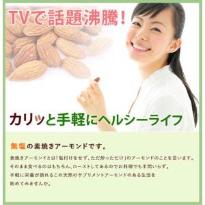 送料込み 素焼きアーモンドホール 330g 無...の詳細画像1