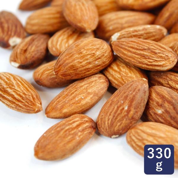 素焼きアーモンドホール 330g 無塩 ロースト ナッツ おつまみ