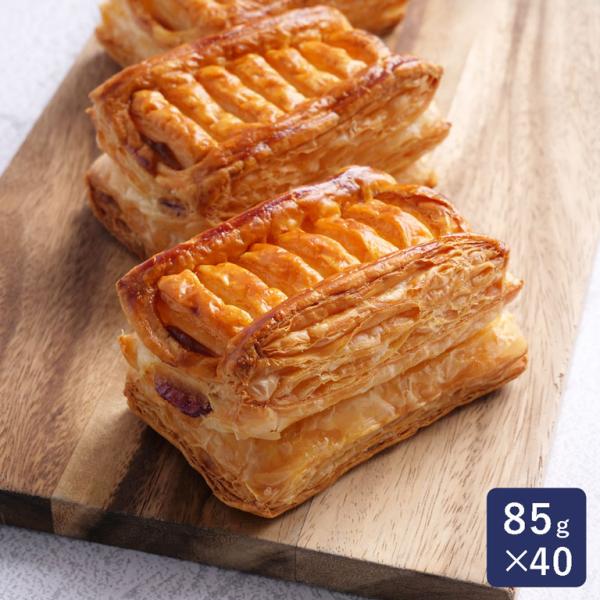 ISM（イズム） クリームチーズ＆ブルーベリーパイ 85g×40 冷凍パイ生地 発酵不要 業務用 1...