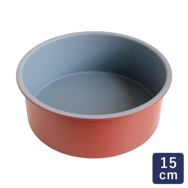 トッピングオレンジ デコ型 5号 15cm デコレーションケーキ型 フッ素樹脂加工 共底 誕生日ケー...