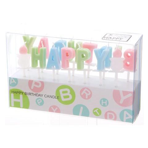 キャンドル　ハッピーバースデーキャンドルギフト　カメヤマ      バースデーケーキ ローソク ろう...