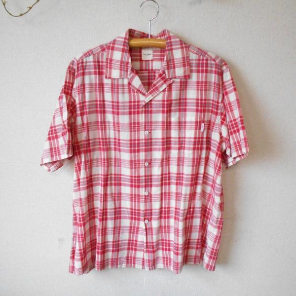 男女兼用 カールヘルム KARLHELMUT 半袖 チェック シャツ M