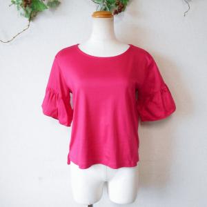 PINK HOUSE（ピンクハウス） 秋 冬 お花 モチーフ 付き ニット ジップ