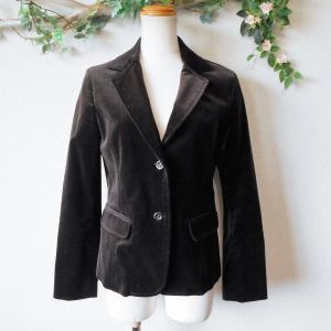 HASEGAWA VELVET ベルベット テーラードジャケット 無地 総裏地