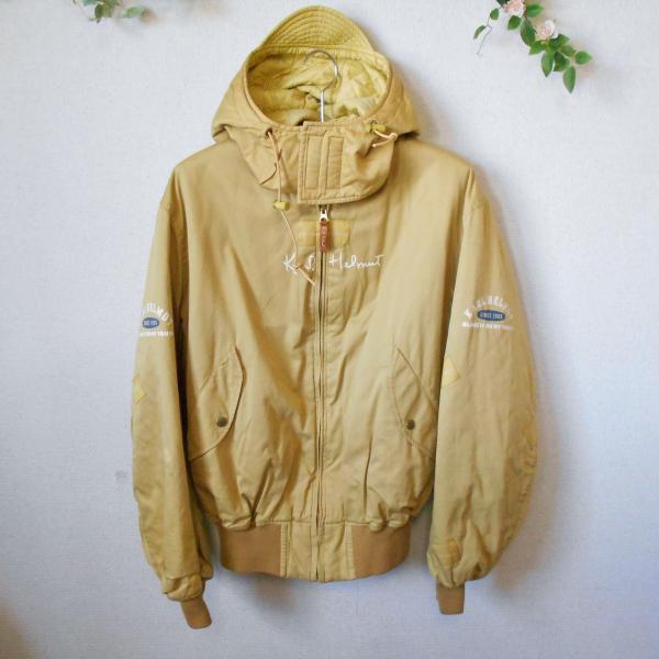 男女兼用 カールヘルム KARL HELMUT ワッペン 付 中綿 入り ブルゾン ジャンパー M