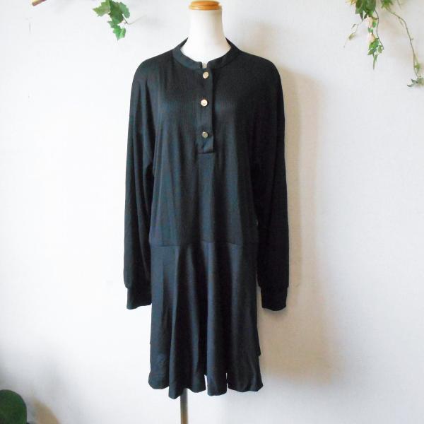 美品 ザラ ベーシック ZARA BASIC レディース 用 長袖 ワンピース 黒 M