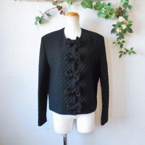 KANEKO ISAO（カネコイサオ） ノーカラー ジャケット 黒 ベルベット