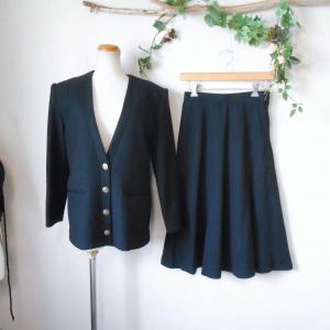 JUN ASHIDA（ジュン アシダ） 美品 絹 シルク 27% 入り 秋冬春上下