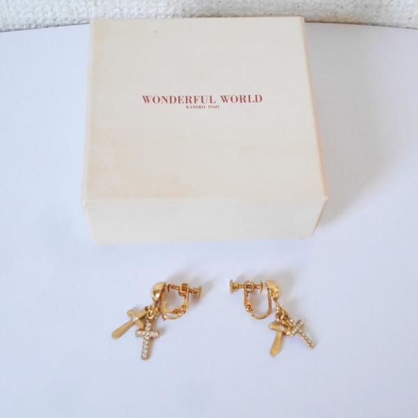 ワンダフルワールド WONDERFUL WORLD カネコイサオ KANEKO ISAO 十字型 イ...