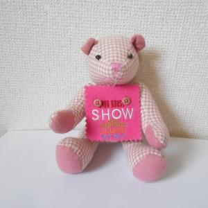 ピンクハウス　皿　くま PINK HOUSE ピンクハウス ギンガムチェック テディベア クマさん