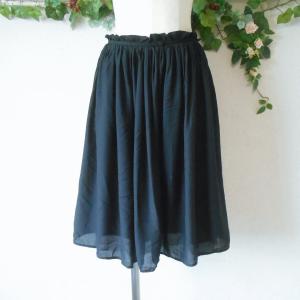 ドゥファミリィ Do! Family 春 夏 裾 チュール の 可愛い 膝丈 スカート 日本製 S