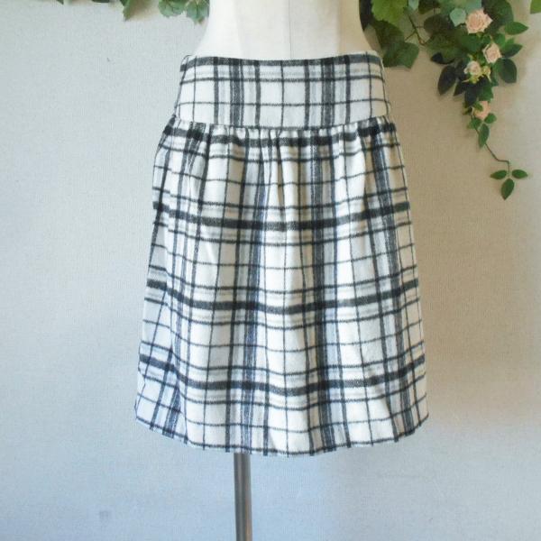クチュールブローチ Couture brooch 秋 冬 チェック の 可愛い スカート 36