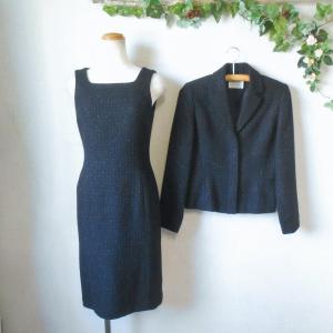 JUN ASHIDA（ジュン アシダ） 美品 絹 シルク 27% 入り 秋冬春上下