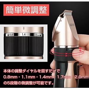 NEW USB充電式バリカン 電動シェーバーメ...の詳細画像4