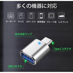 2個セット※ライト付きUSBタイプc 変換アダ...の詳細画像3