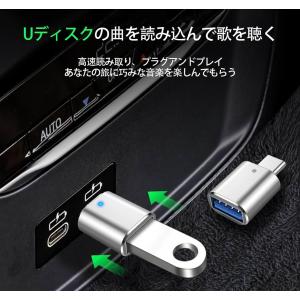 ライト付きUSB タイプc 変換アダプタ タイ...の詳細画像4