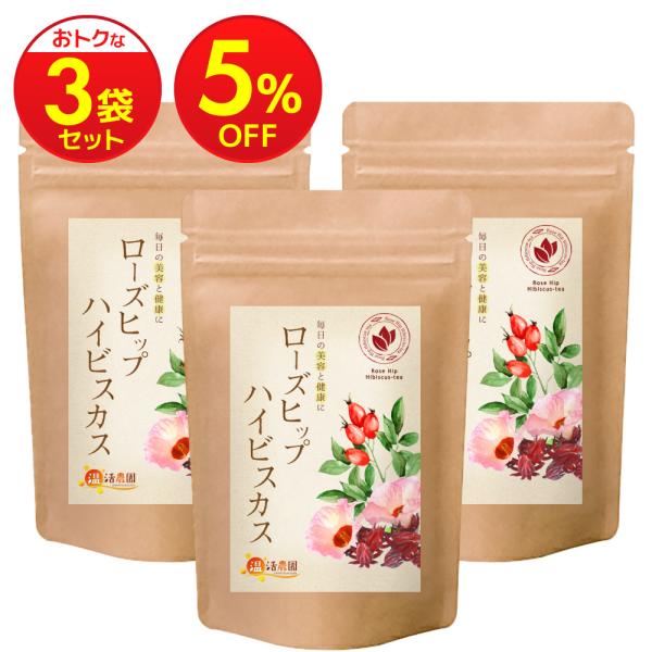 ローズヒップ ハイビスカス 【まとめ割3袋セット】ローズヒップティー ハイビスカスティー ティーバッ...