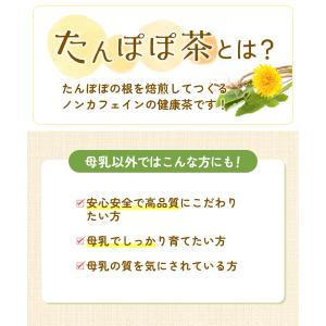 たんぽぽ茶 国内製造 ティーバッグ (2g×3...の詳細画像5