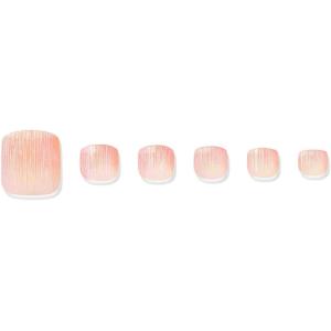 ダッシングディバ ネイル チップ マジックプレス 足 ペディキュア Pink Pleats ピンク系 MJF5S059PG｜日用品 コスメ