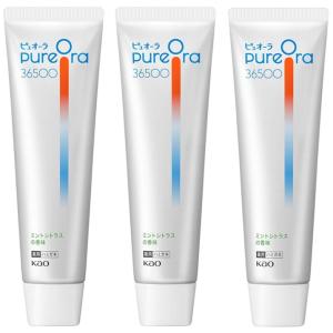 花王 ピュオーラ ＰｕｒｅＯｒａ３６５００　薬用 マルチケア ペースト ハミガキ 粉　ミントシトラス　８５ｇ 3個　