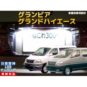ナンバー灯 LED 日亜 雷神【ホワイト/白】ランドクルーザー 80系