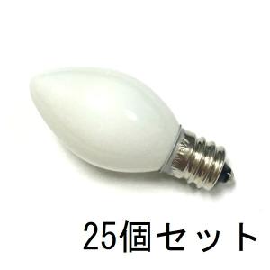 ローソク球(ろうそく型白熱電球) C7 E12 110V5W (1C) クリアー 10個
