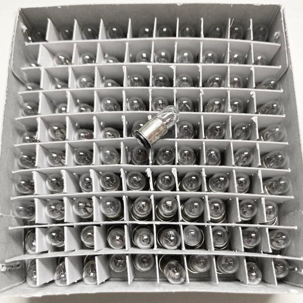 航空機用電球 T5 F6 14V 0.08A (80mA) 100個セット【返品交換不可】パイロット...