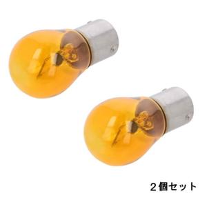 シグナルランプ PY21W S25 BAU15S 24V21W アンバー(オレンジ)【2個単位販売ページ】白熱電球 スワンベース 口金 シングル球 バルブ｜豆電球専門店abo Yahoo!店