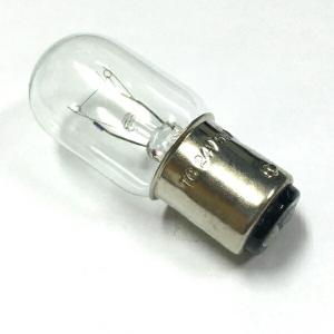 パイロットランプ T20 BA15D 24V 5W クリアー 1個単位販売ページ【返品交換不可】ナツメ球  パネル球 スワンベース 口金 小型 白熱灯 豆電球 確認表示灯｜mamedenkyu