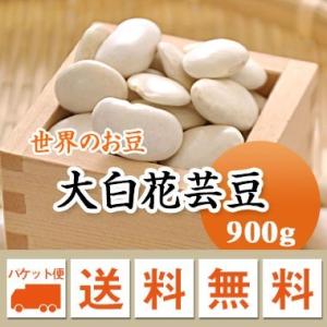 豆 白花豆 大白花芸豆 900ｇ 中国産 メール便送料無料 ※日時指定不可・代引不可・同梱不可商品　お届けに３日〜７日かかります