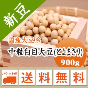 豆 大豆 中粒白目大豆 とよまさり 北海道産 令和７年産 メール便 送料無料 900ｇ ※日時指定不可・代引不可・同梱不可商品　