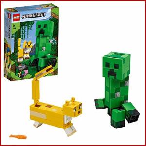 レゴ(LEGO) マインクラフト マインクラフト ビッグフィグ クリーパー(TM) とヤマネコ 21156｜mamekota