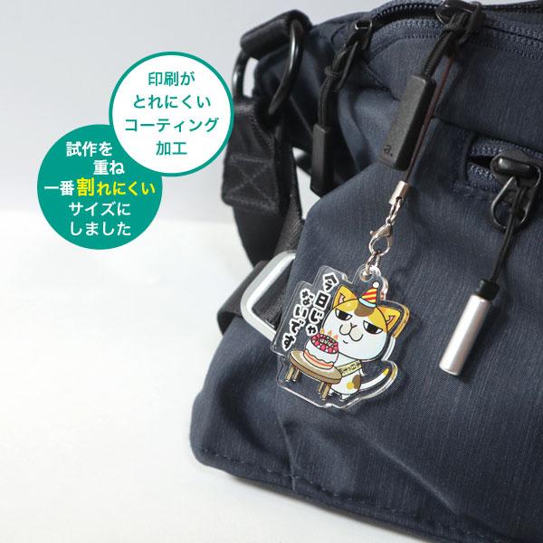 アクリルキーホルダー　今日じゃないです　猫　ねこ　ネコ　アクキー