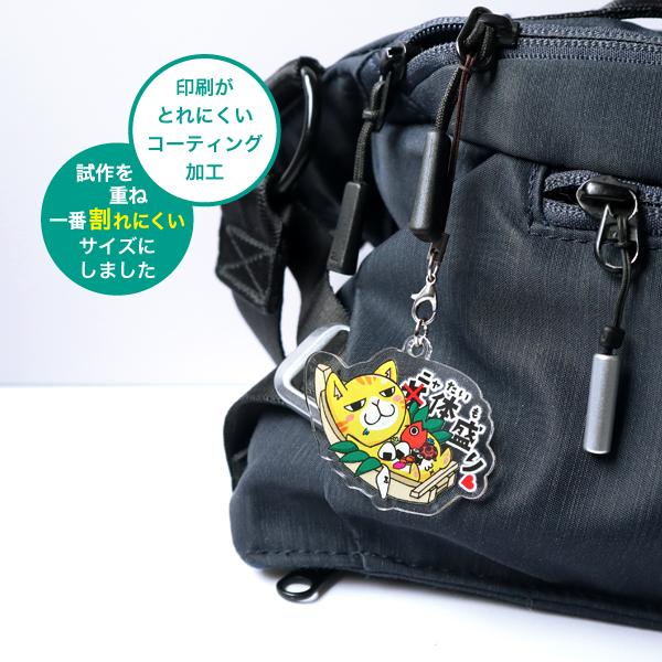 アクリルキーホルダー　ニャ体盛り　猫　ねこ　ネコ　アクキー