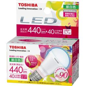 東芝 LED電球 LDA6N-D-H-E17/S 昼白色｜mameru