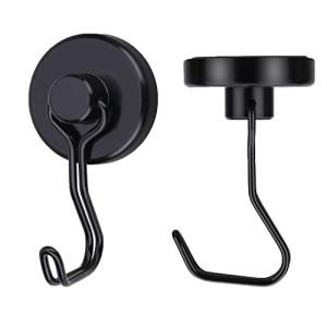 2個セット 超強力マグネットフック垂直耐荷重30kg 水平耐荷重10kg直径32ｍｍ 錆びない 防腐食