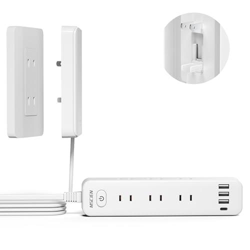 エムサインMscien コンセントカバー 赤ちゃん 電源タップ usb付き ベビーガード 延長コード...