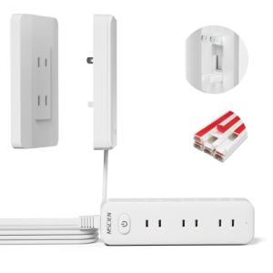 エムサインMscien コンセントカバー 赤ちゃん 延長コード ベビーガード 電源タップ 2m 雷ガード 9個口 コンセントタップ たこあしコン