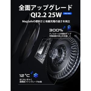 LISEN 2026新版【Qi2.2認証 25...の詳細画像1