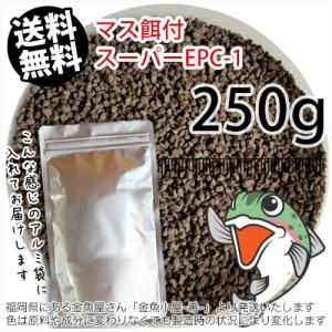 日清丸紅飼料マス稚魚スーパーEPC-1(粒径0.9〜1.9mm)250g小分け品◆アルミ◆(メール便／金魚小屋-希-福岡／3日)｜mamez