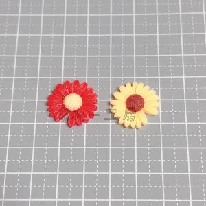 デコパーツ ひまわり 20ミリ 1個 向日葵 お花の詳細画像1