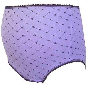 【メール便送料無料】プードル柄ベア天竺 マタニティショーツ <br>マタニティ ショーツ/妊婦ショーツ/産前/マタニティー/妊娠/