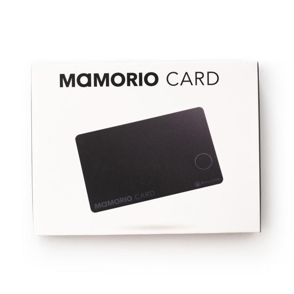 MAMORIO CARD Black ワイヤレス充電器同梱版